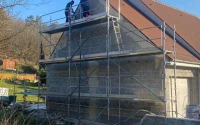 Ravalement de façade réalisé dans l’Essonne