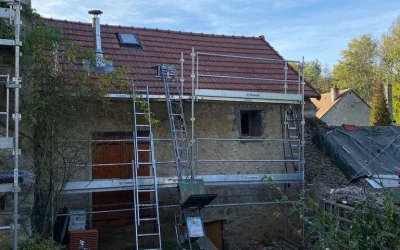 Chantier de couverture dans l’Essonne